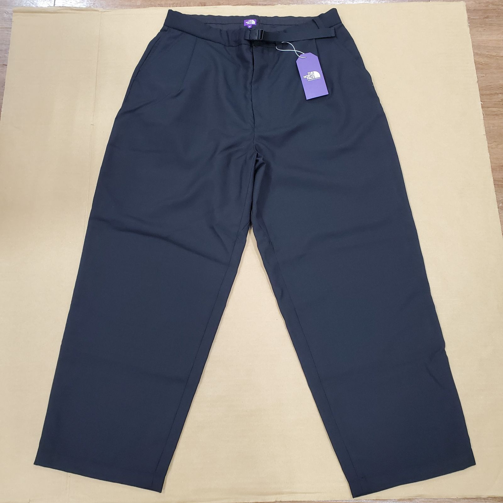 EL5 THE NORTH FACE PURPLE LABEL NT5415N オックスフォード ワイドテーパード パンツ 黒 ザ ノースフェイス パープルレーベル MK9706
