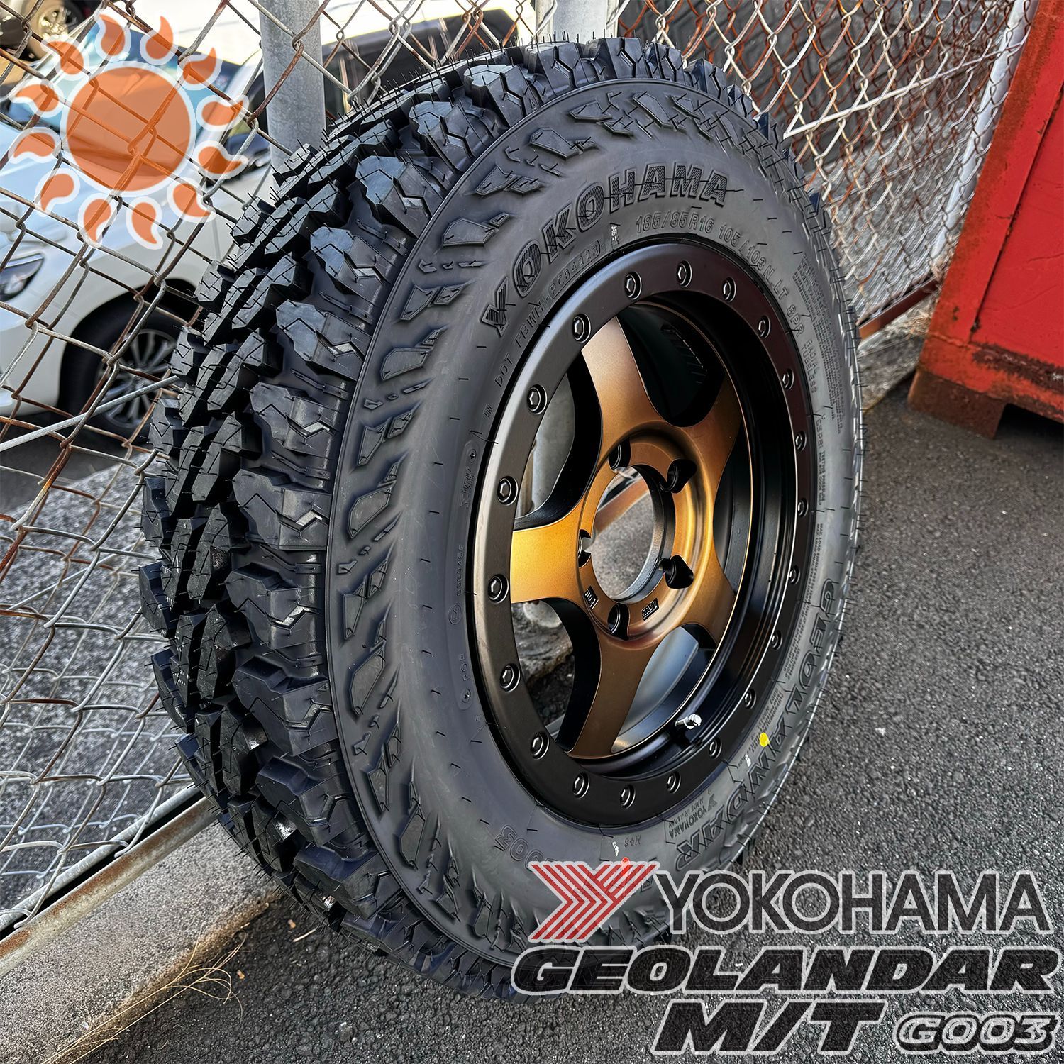 サマータイヤ ジムニー JB64 JB23 JA11 JA12 タイヤホイール 16インチ 4本セット ヨコハマ ジオランダー MT  185/85R16 175/80R16 195R16 BountyCollection BDX05 - メルカリ