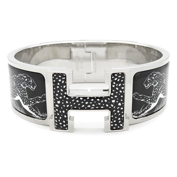 エルメス HERMES ブレスレット クリッククラックH GM Guepards