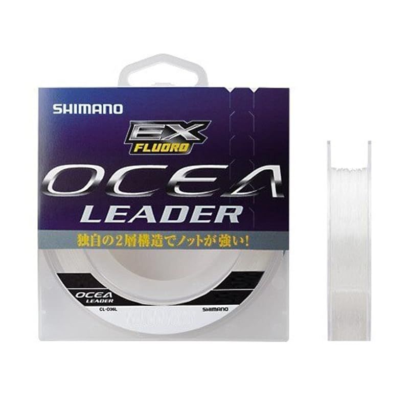 シマノ(SHIMANO) ショックリーダー オシア EX フロロカーボン 50m 22号 80lb クリア CL-O36L 釣り糸 0