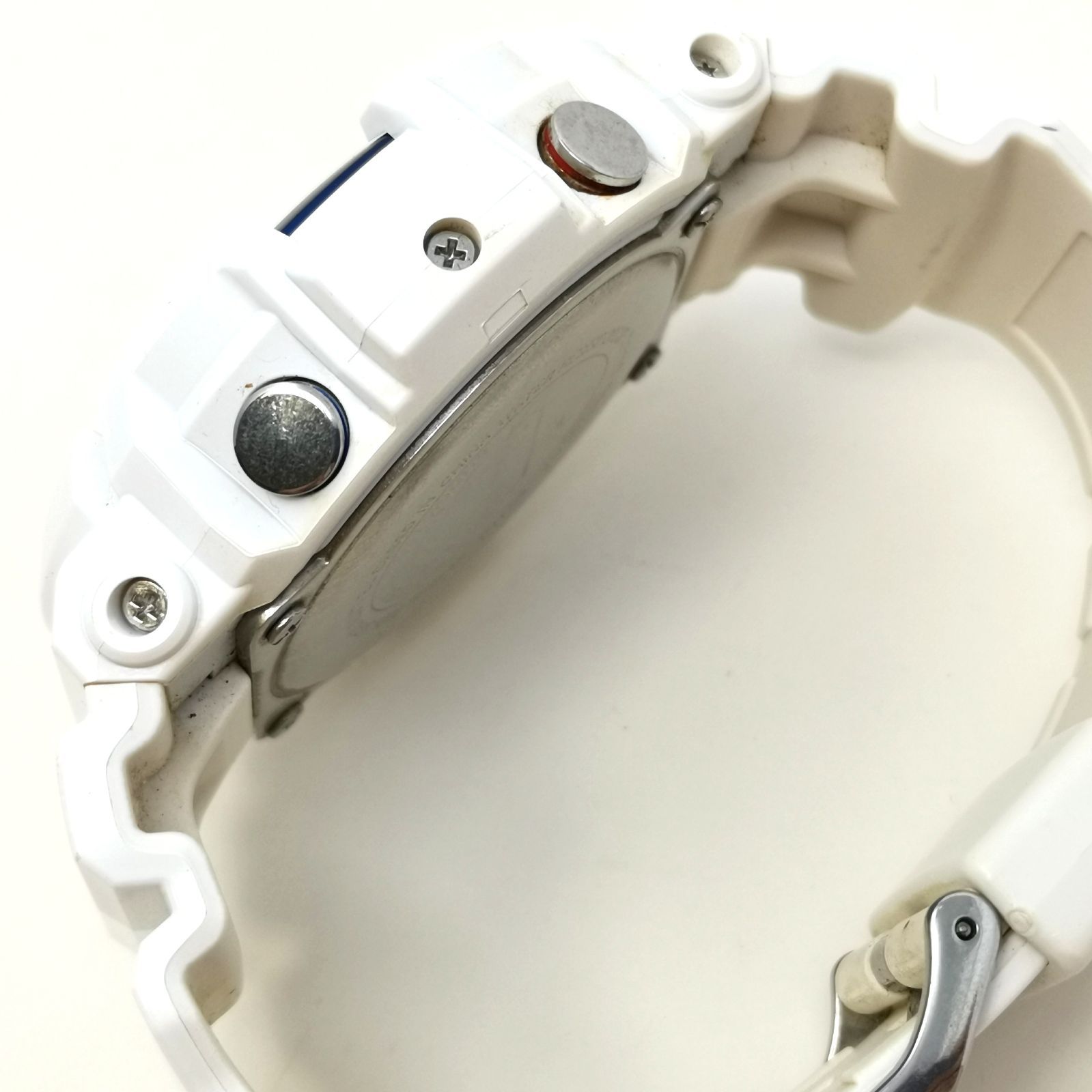 G-SHOCK ANALOG-DIGITAL GA-201TR ホワイト 腕時計 レッド ブルー 電池 