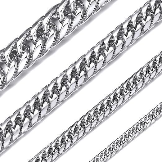 【在庫処分】[ChainsHouse] 喜平 ネックレス メンズ チェーンのみ 錆びない ステンレス シルバー 金属アレルギー対応