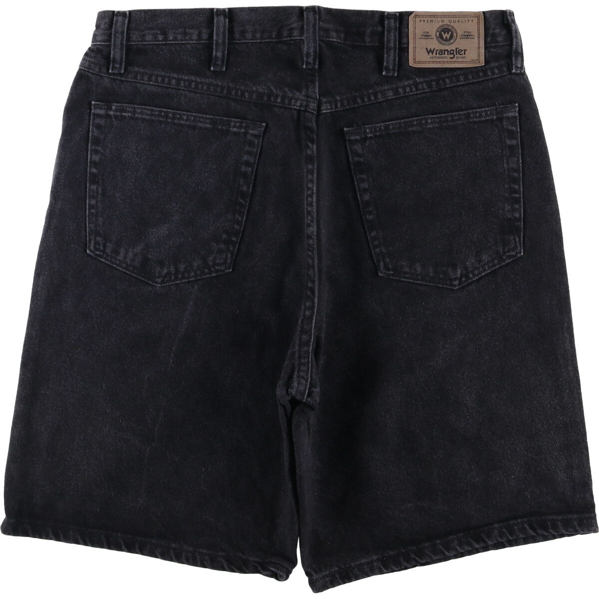 古着 ラングラー Wrangler ブラックデニムショーツ ハーフパンツ メンズw34相当 eaa587965