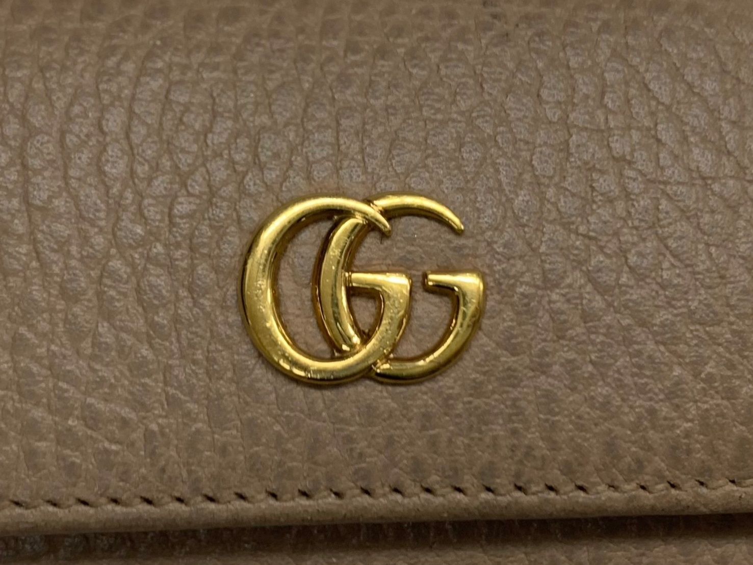 GUCCI (グッチ) GGマーモント レザー 6連キーケース キーリング