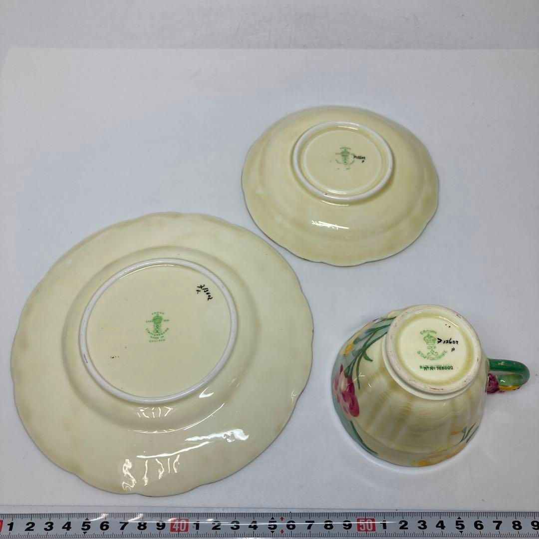 クラウン スタッフォードシャー 金彩トリオ カップソーサー東H5-0527 SKLAD-KIRPICHA_RU