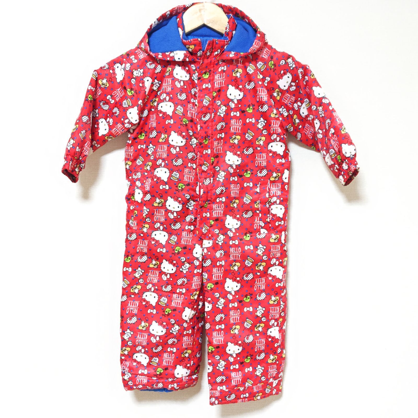 8090~110120cm着丈調整可能HelloKittyジャンプ スキーウェア 8090~110120cm着丈調整可能HelloKittyジャンプ スキーウェア