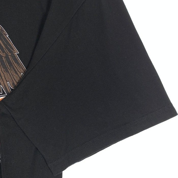 サブカルチャーイーグルT SUBCULTURE サブカルチャー イーグル スカル プリントTシャツ ブラック