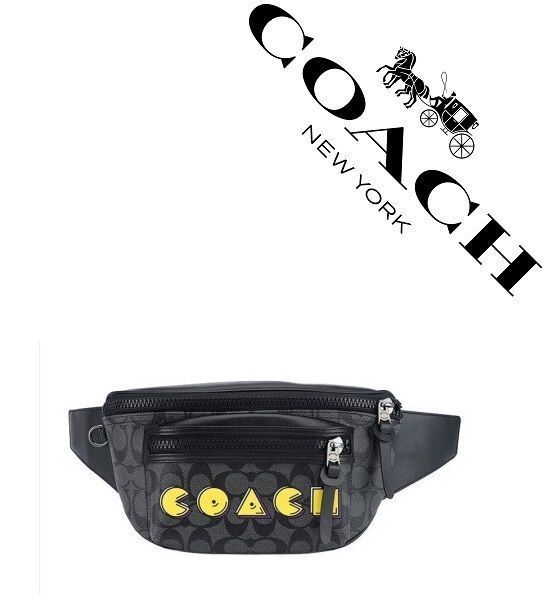 COACH コーチバッグ F72924 パックマンコラボ ボディーバッグ ベルトバッグ ウエストバッグ クロスボディー 斜めがけバッグ アウトレット品  新品未使用 - メルカリ