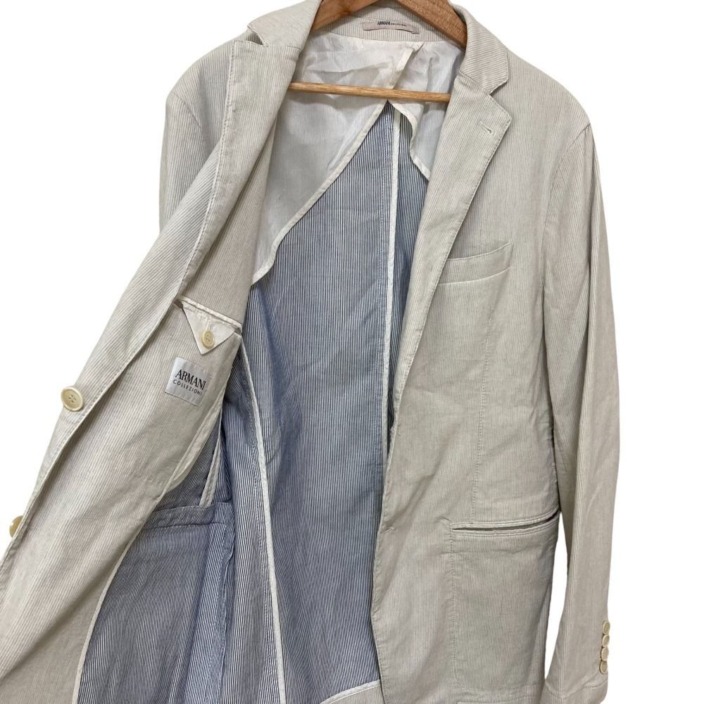美品 ARMANI COLLEZIONI アルマーニコレツィオーニ ストライプ柄