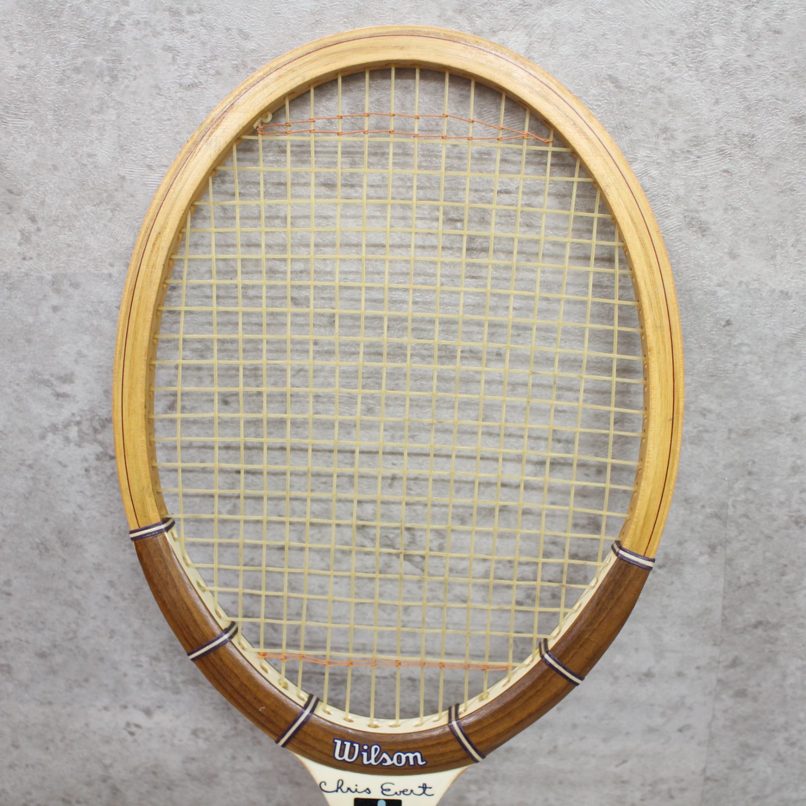 S083)WILSON/ウィルソン Chris Evert/クリスエバート AUTOGRAPH/オートグラフ L4 テニスラケット ヴィンテージ -  メルカリ