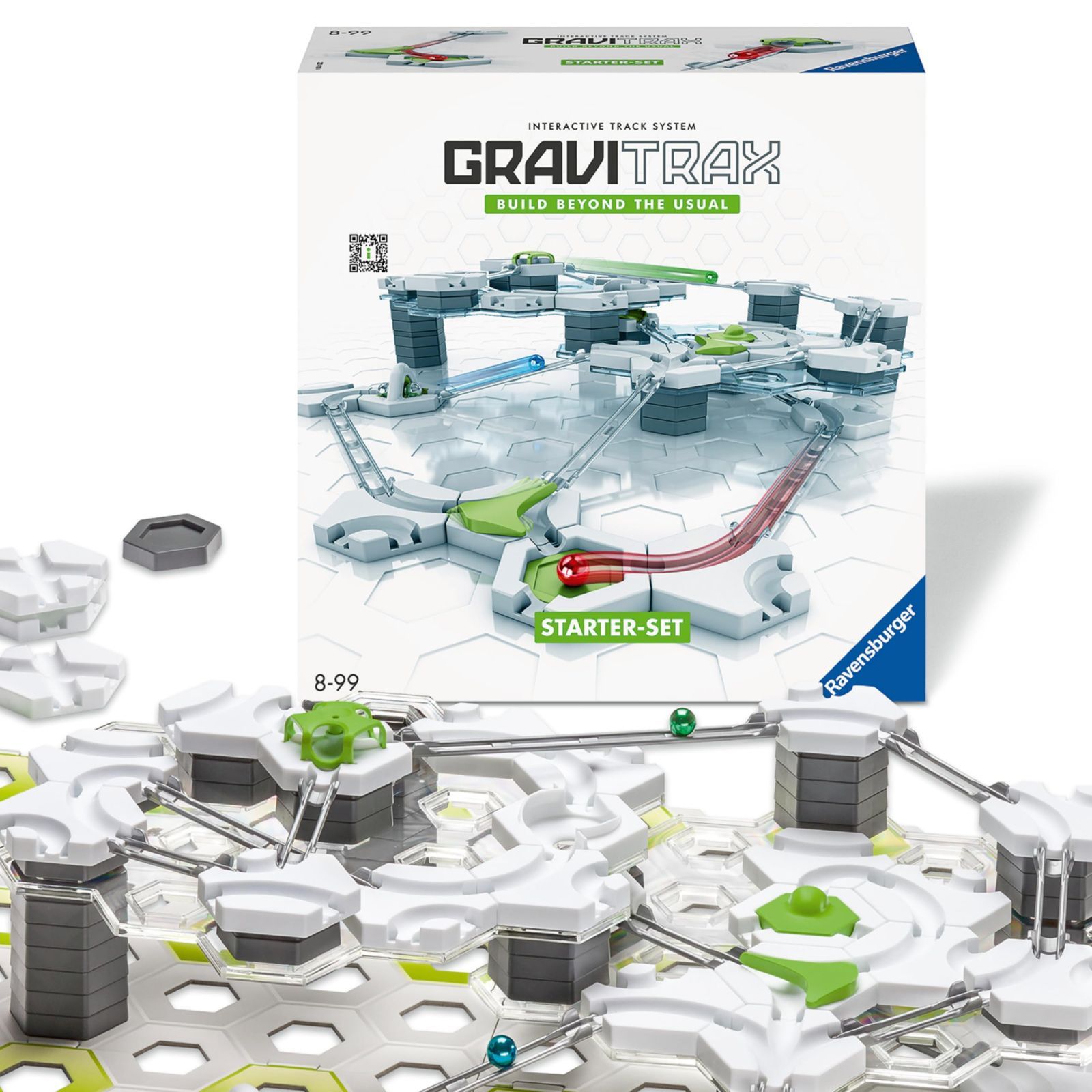 在庫処分 Ravensburger マーブルラン GraviTrax グラヴィトラックス スターターセット 全124ピース 対象年齢 8歳~ おもちゃ STEM プログラミング 玉転がし 22410 4
