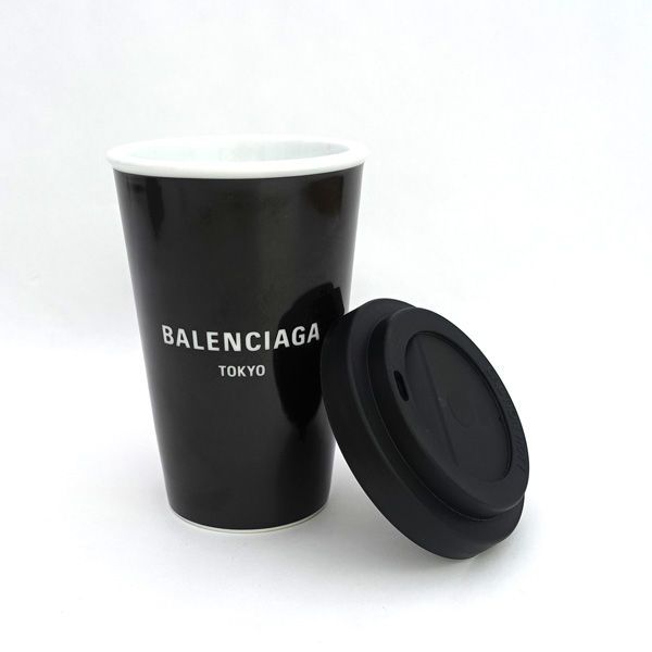 BALENCIAGA バレンシアガ ◆TOKYO ロゴ タンブラー 蓋付きコップ 食器 陶器 ブランド SKLAD-KIRPICHA_RU