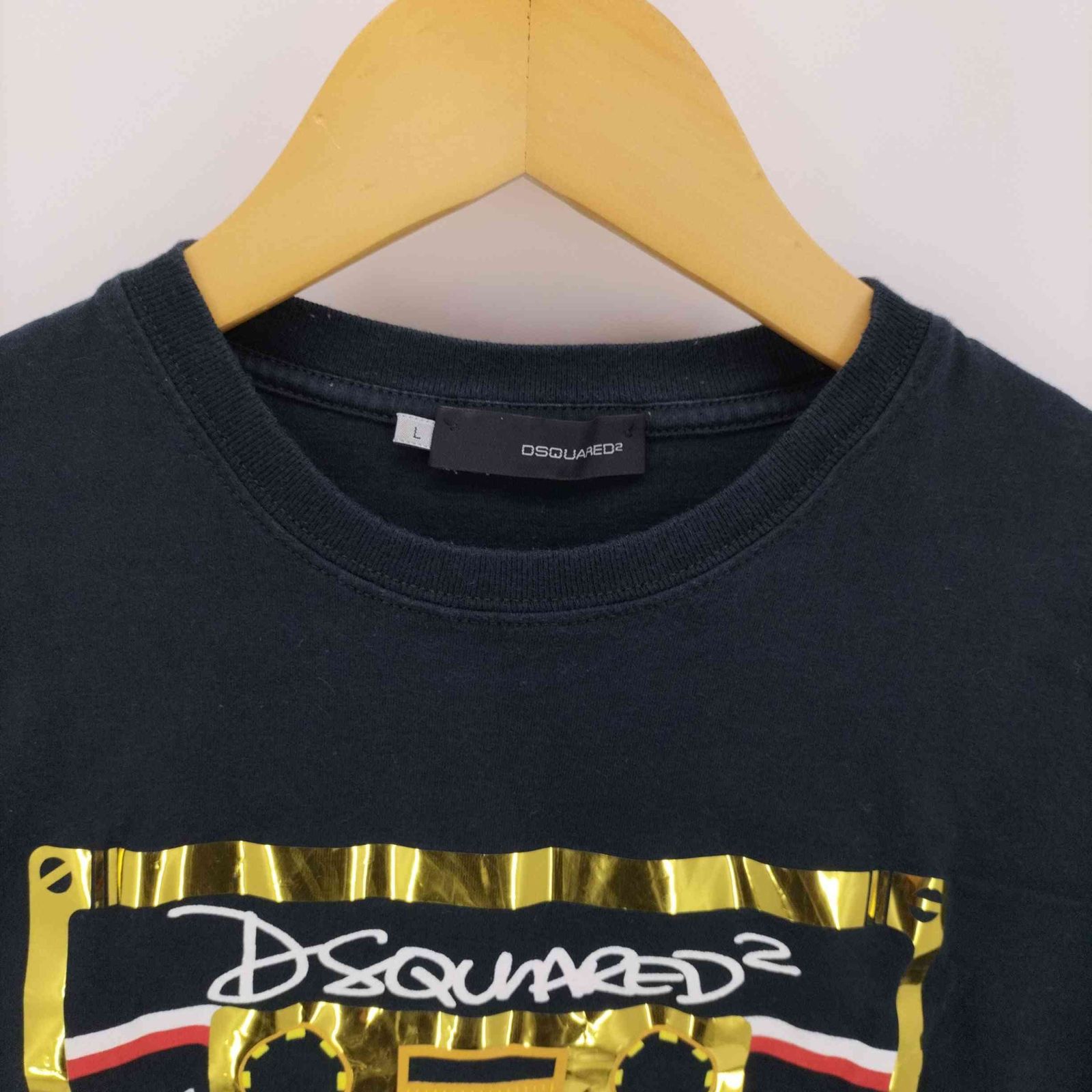 ディースクエアード DSQUARED2 カセットテープ プリント Tシャツ