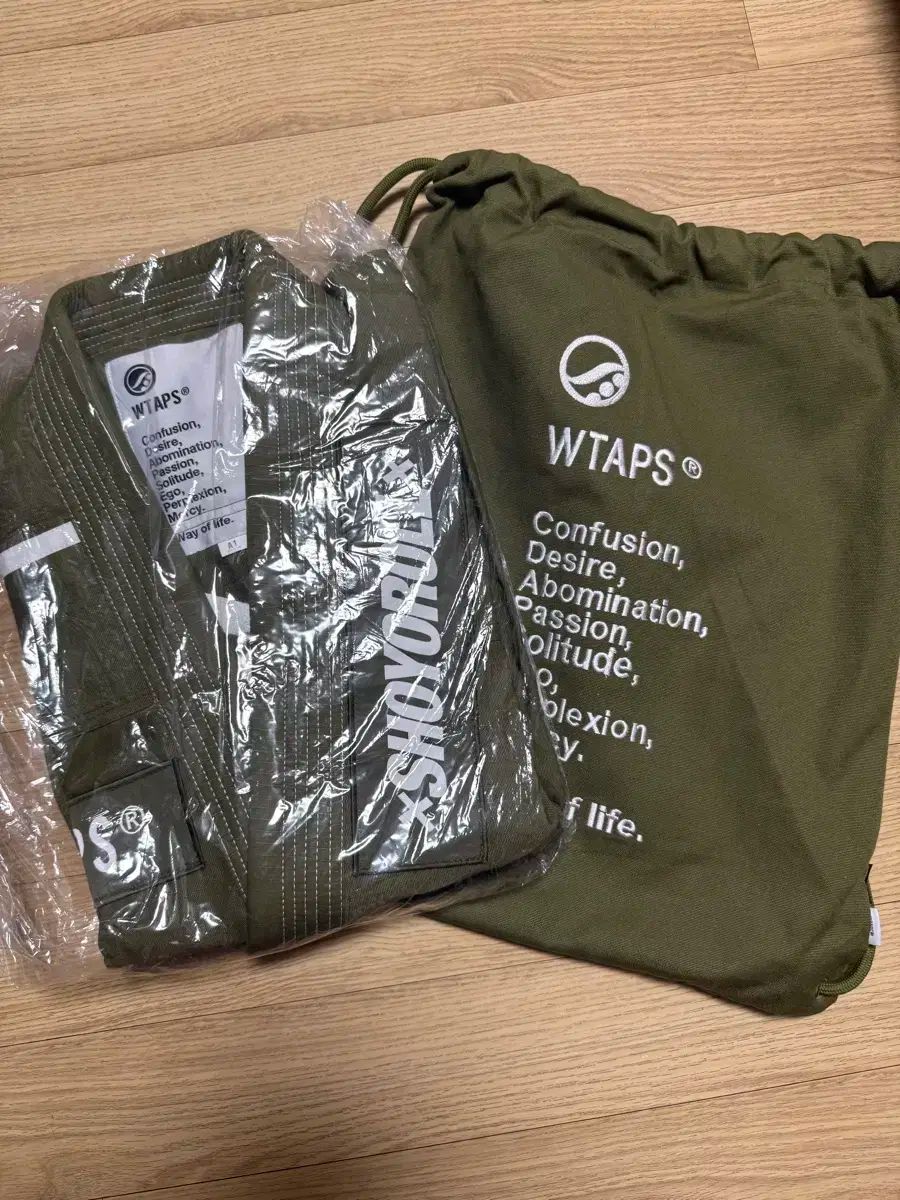 a1 しょうゆロール X WTAPS ダブルタップス オリーブ 柔術 Jiu-Jitsu 胴着 ソヨロール