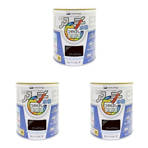 カンペハピオ アレスアーチ ブラックブラウン 2L 3缶セット-