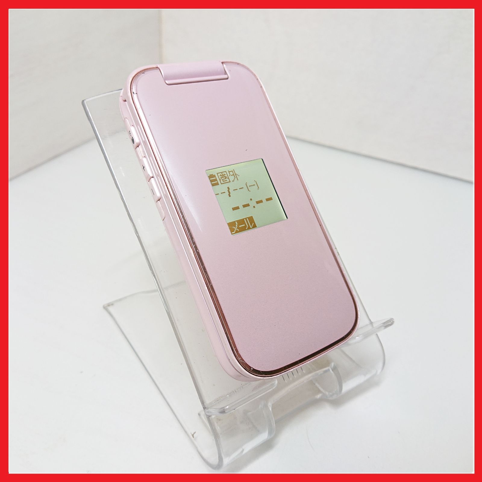 docomo F-01G らくらくホン　ベーシック4【白ロム】：ガラケー 携帯電話