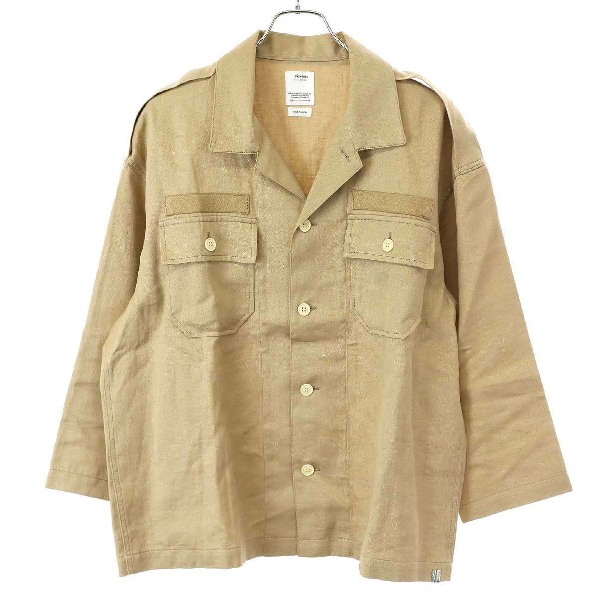 visvim ビズビム 24SS CANAAN SHIRT L/S リネンウールシャツ visvim ビズビム 24SS CANAAN SHIRT L/S リネンウールシャツ