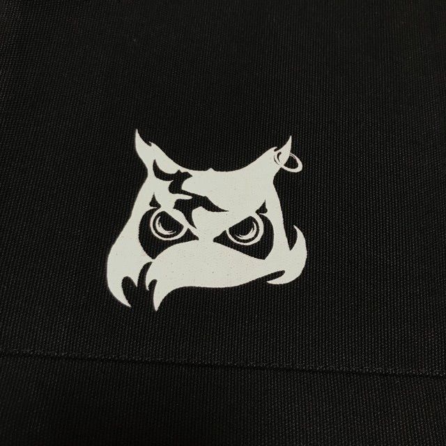 フクロウヘッド＆スターDEFTロゴ ポケットトートバッグ-2