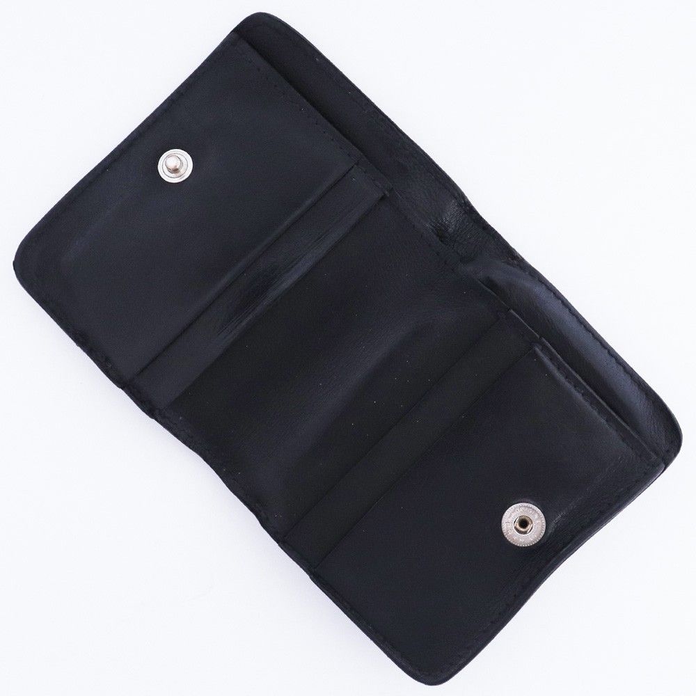 GUIDI Small Leather Wallet Kangaroo full Grain ブラック C8 - メルカリ