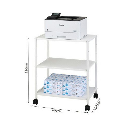 スチールプリンターラック３段