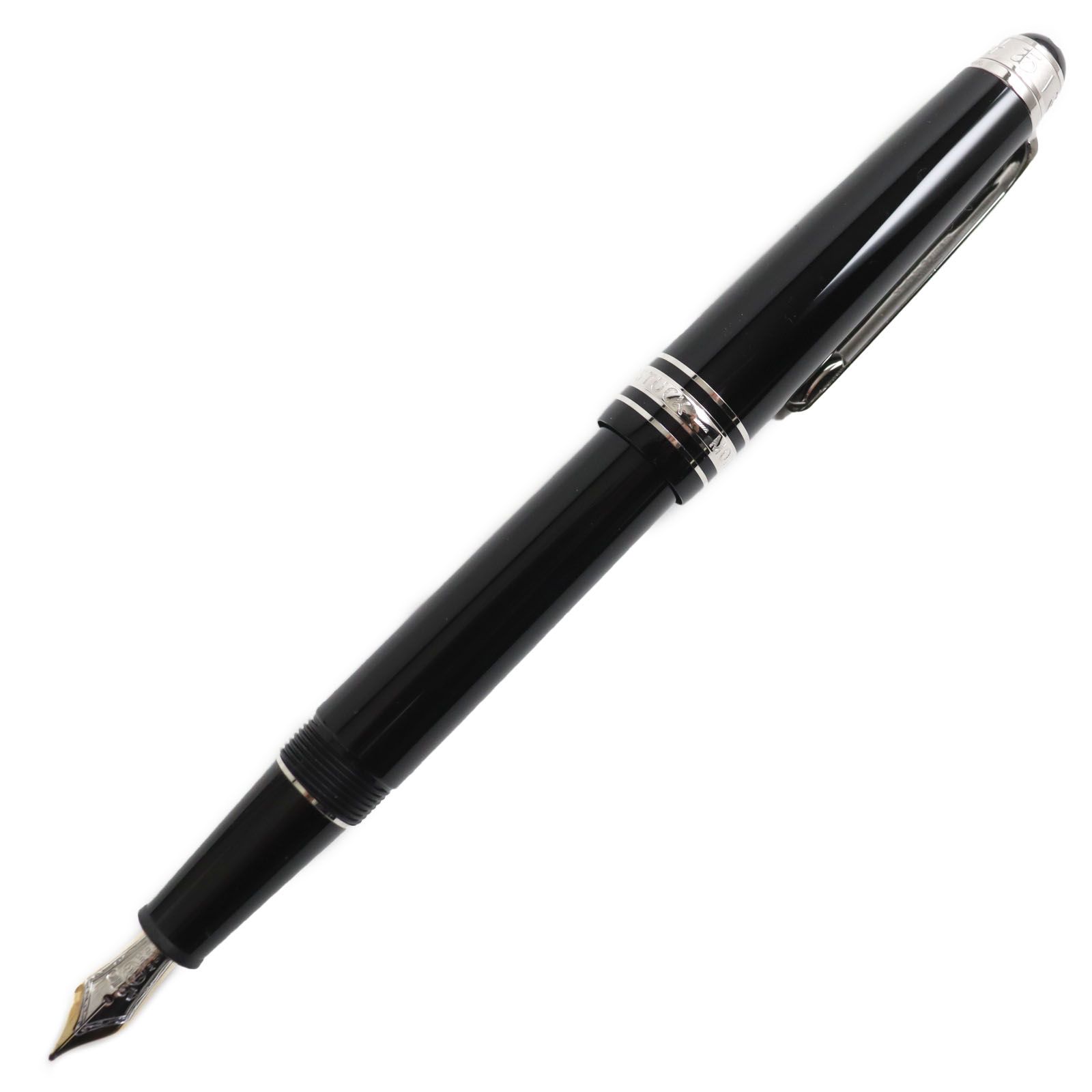 極美品 MONTBLANC モンブラン 116075 マイスターシュテュック ユニセフ ペン先K14 Mニブ 万年筆 ブラック×シルバー ケース付き  - メルカリ