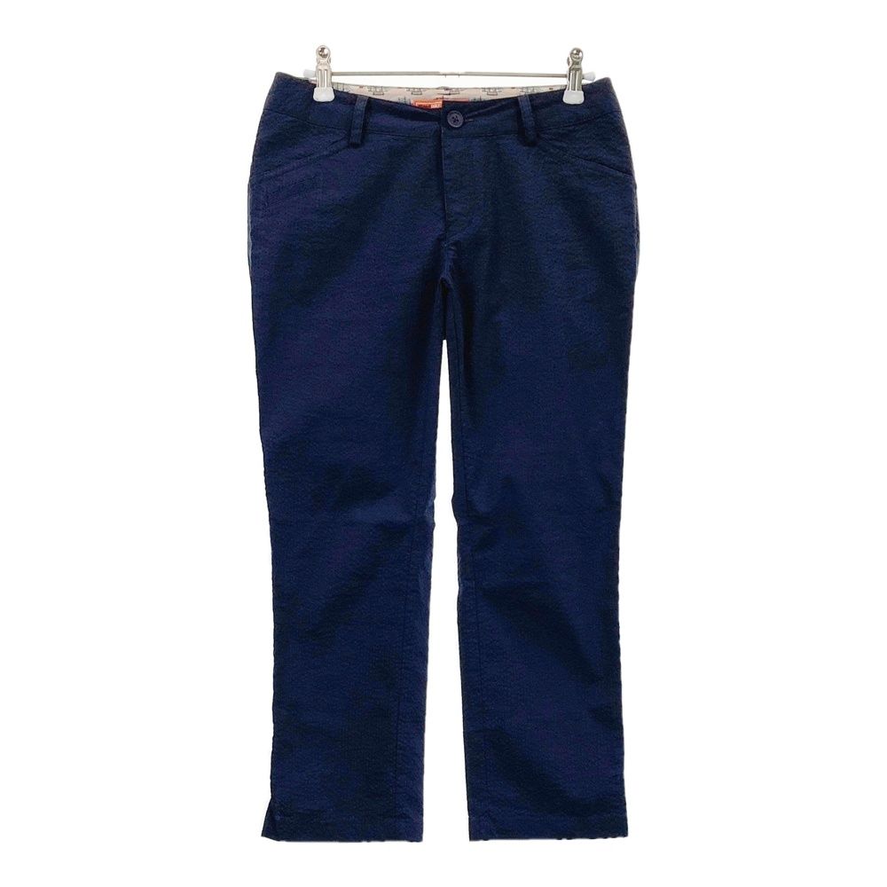 爆買い，限定SALE サイズ：S BEAMS GOLF ビームスゴルフ  クロップドパンツ シアサッカー  ネイビー系 [240101531736] ゴルフウェア レディース ストスト パンツ