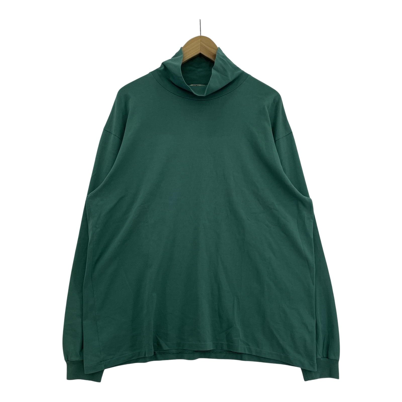 22AW AURALEE uster Plaiting Hi Neck L/S Tee 4