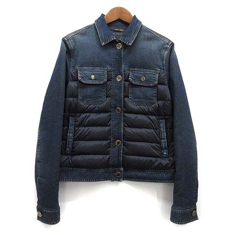 ムーレー MOORER ストレッチ デニム ダウン ジャケット PETUNIA