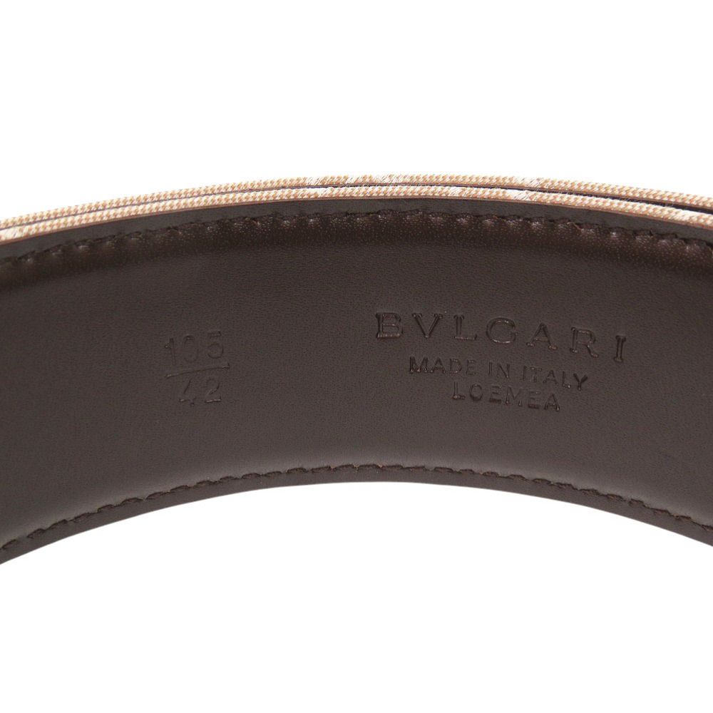 新品同様 ブルガリ ロゴマニア ブルガリブルガリ キャンバス レザー  