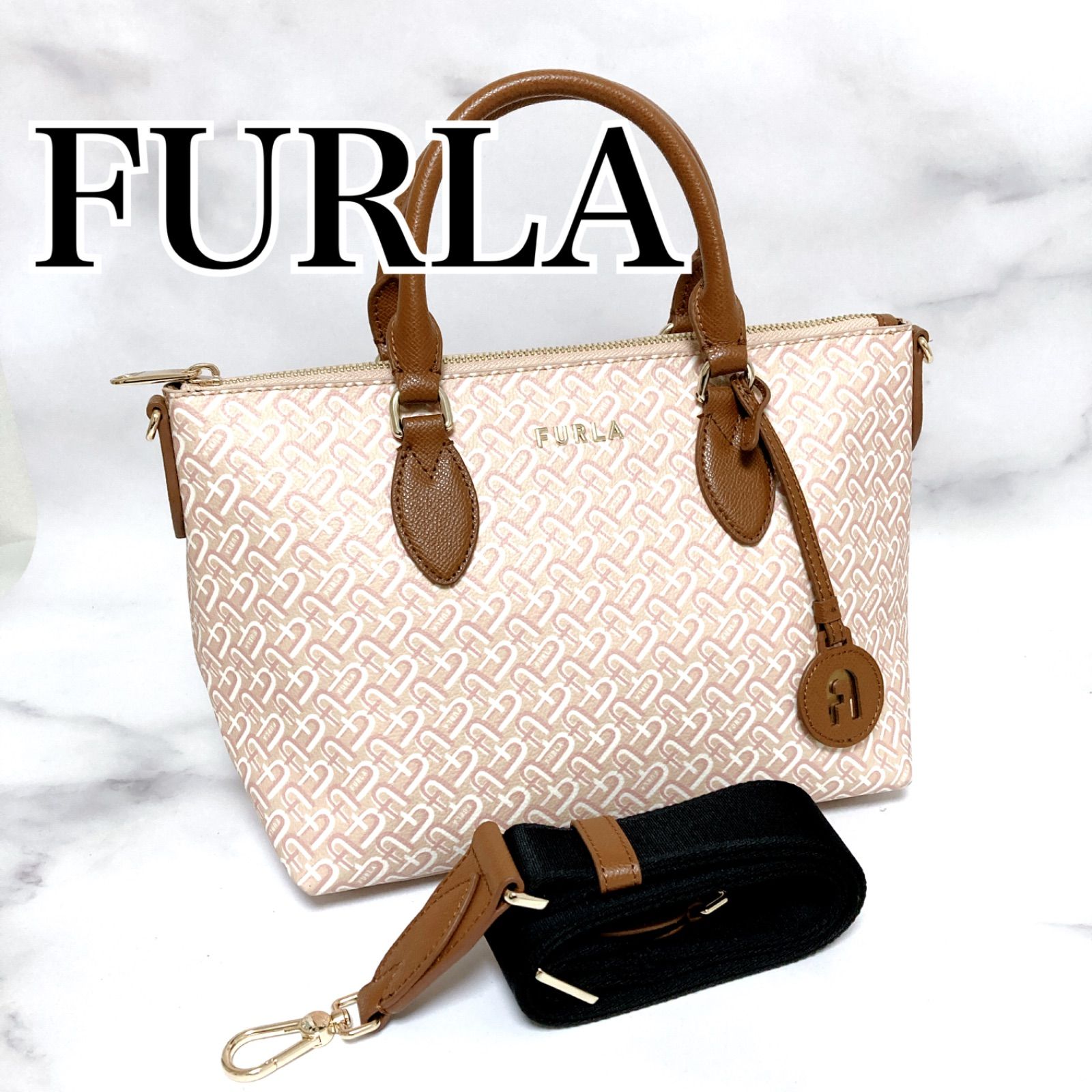 ☆ 【極美品】FURLA フルラ ハンドバッグ 斜め掛け 肩掛け ショルダー 