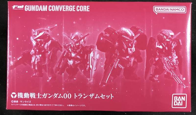 BANDAI FW GUNDAM CONVERGE CORE 機動戦士ガンダムOO　【トランザムセット/TRANS-AM set】