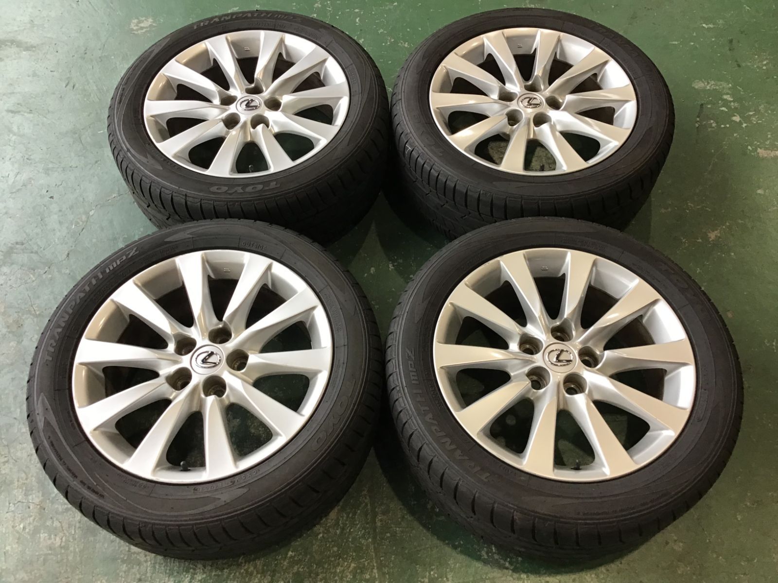 235/50R18 LS460純正 程度良好ホイール】レクサス LS460 純正 18in 7.5J +32 PCD120