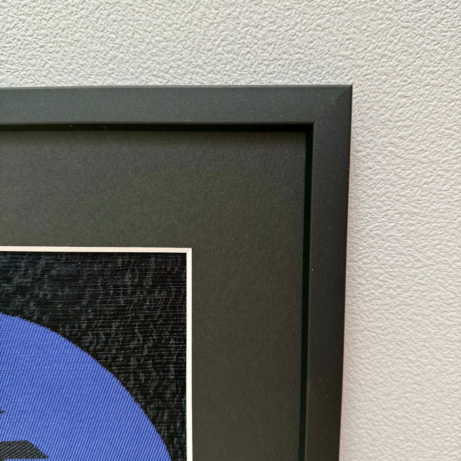 【新作到着!!】 京都帯屋さん フレーム入りシルク織物アート ペンギンダンス 【新作】