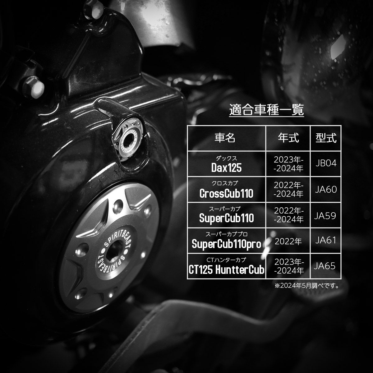 クランケース カバーキャップ M14 M30 CT125ハンターカブ