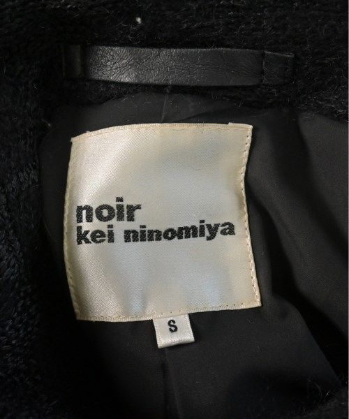 noir kei ninomiya トレンチコート 黒(総柄) 2019324G0051 noir kei ninomiya トレンチコート レディース 【古着】【中古