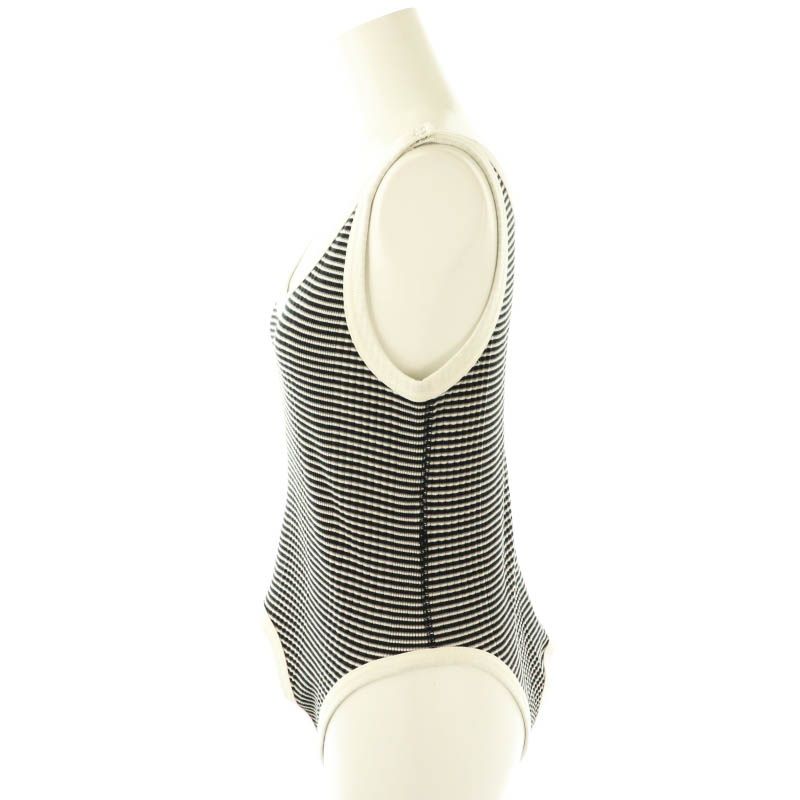 ジョンメイソンスミス ジェーンスミス 25SS COTTON RIB UP AND DOWN TANK TOP ボーダー 38 黒 白 グレー /MI ■OS レディース ジョンメイソンスミス JOHN MASON SMITH ジェーンスミス 25SS