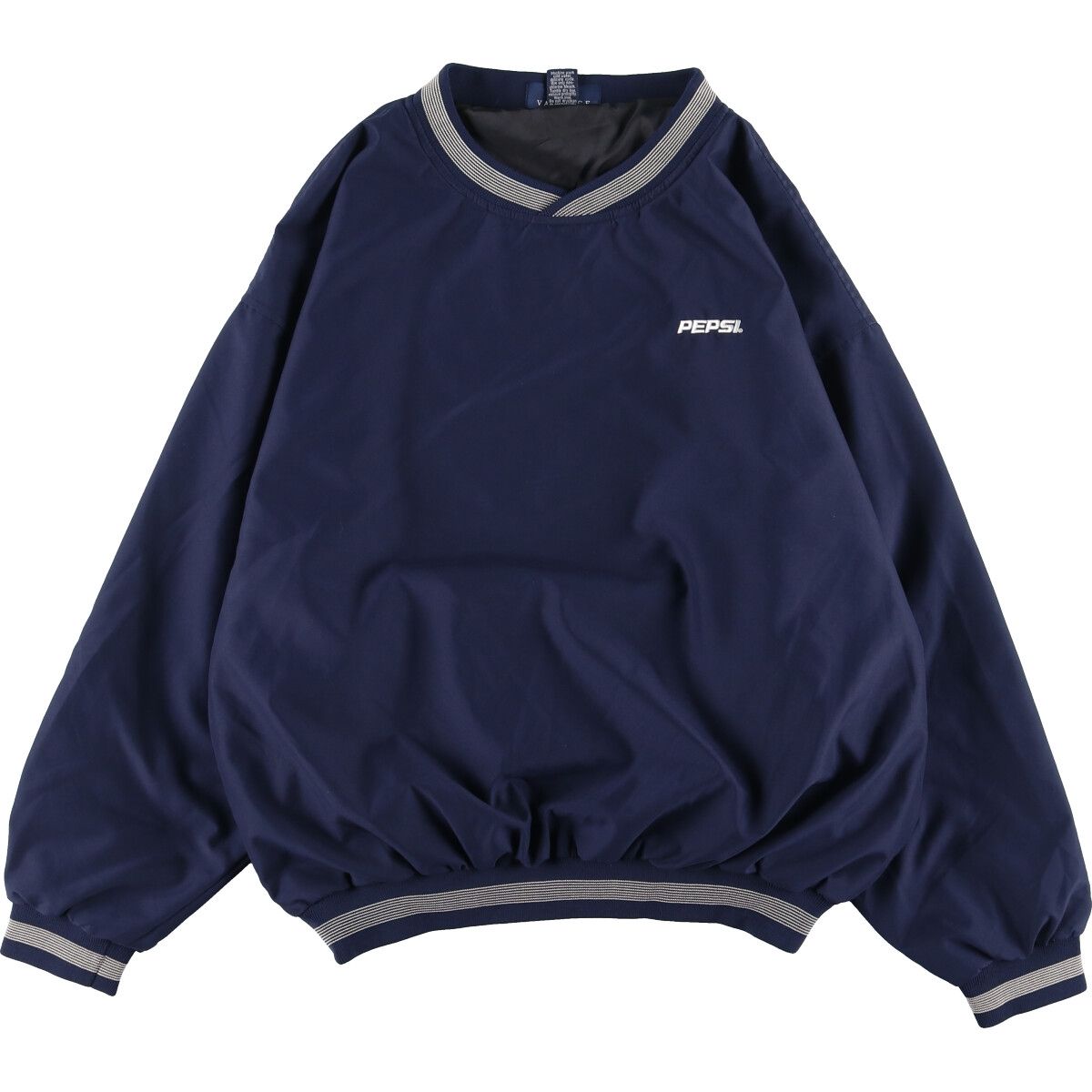 古着 VANTAGE PEPSI ペプシ Vネック ウォームアッププルオーバー メンズXL/eaa354197
