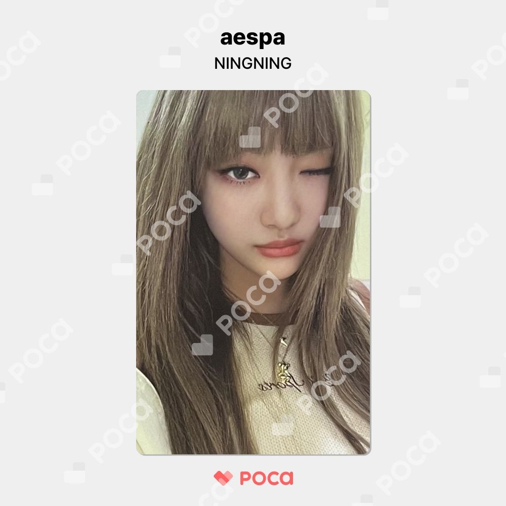【⚠️トレカ無】aespa ユニフォーム ニンニン aespa ニンニン 野球 ユニフォーム Better Things MD - メルカリ