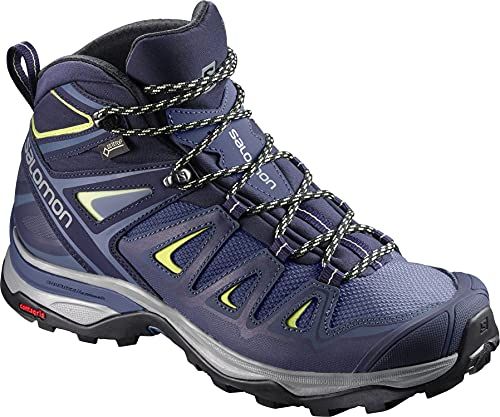 [サロモン] トレッキングシューズ X ULTRA 3 WIDE MID GORE-TEX WOMEN (エックス ウルトラ3 ワイド ミッド ゴアテックス) レディース Crown Blue/Evening Blue/Sunny Lime