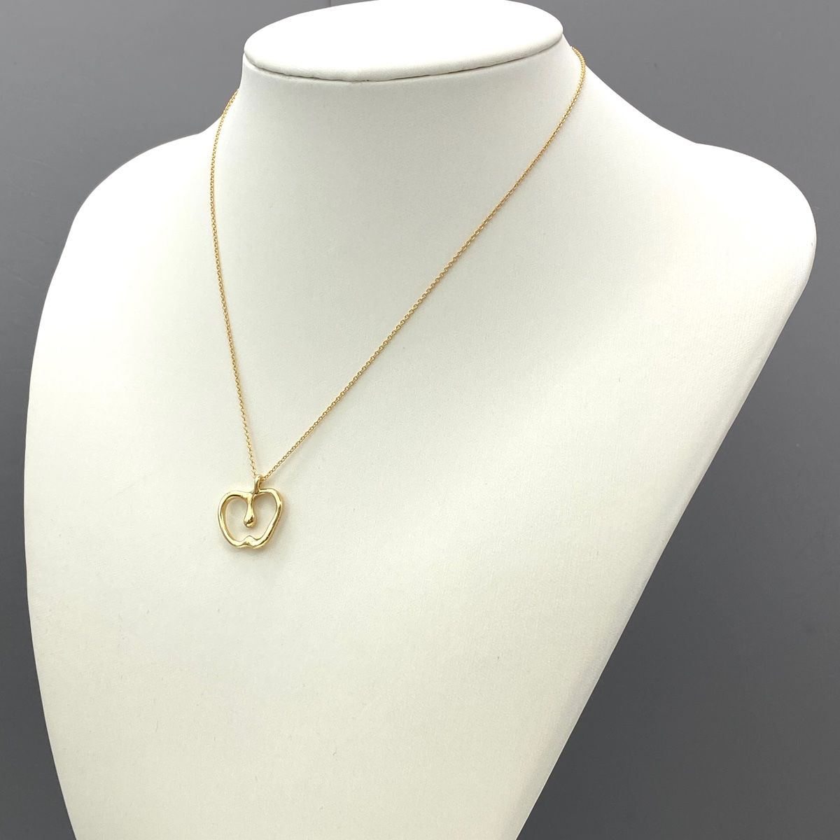 TIFFANY&Co. ティファニー アップル ネックレス K18イエローゴールド