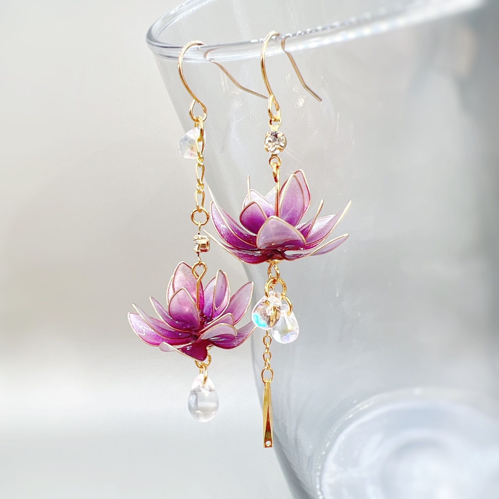 蓮 京紫（ピンク） （フック）p1127 - メルカリ