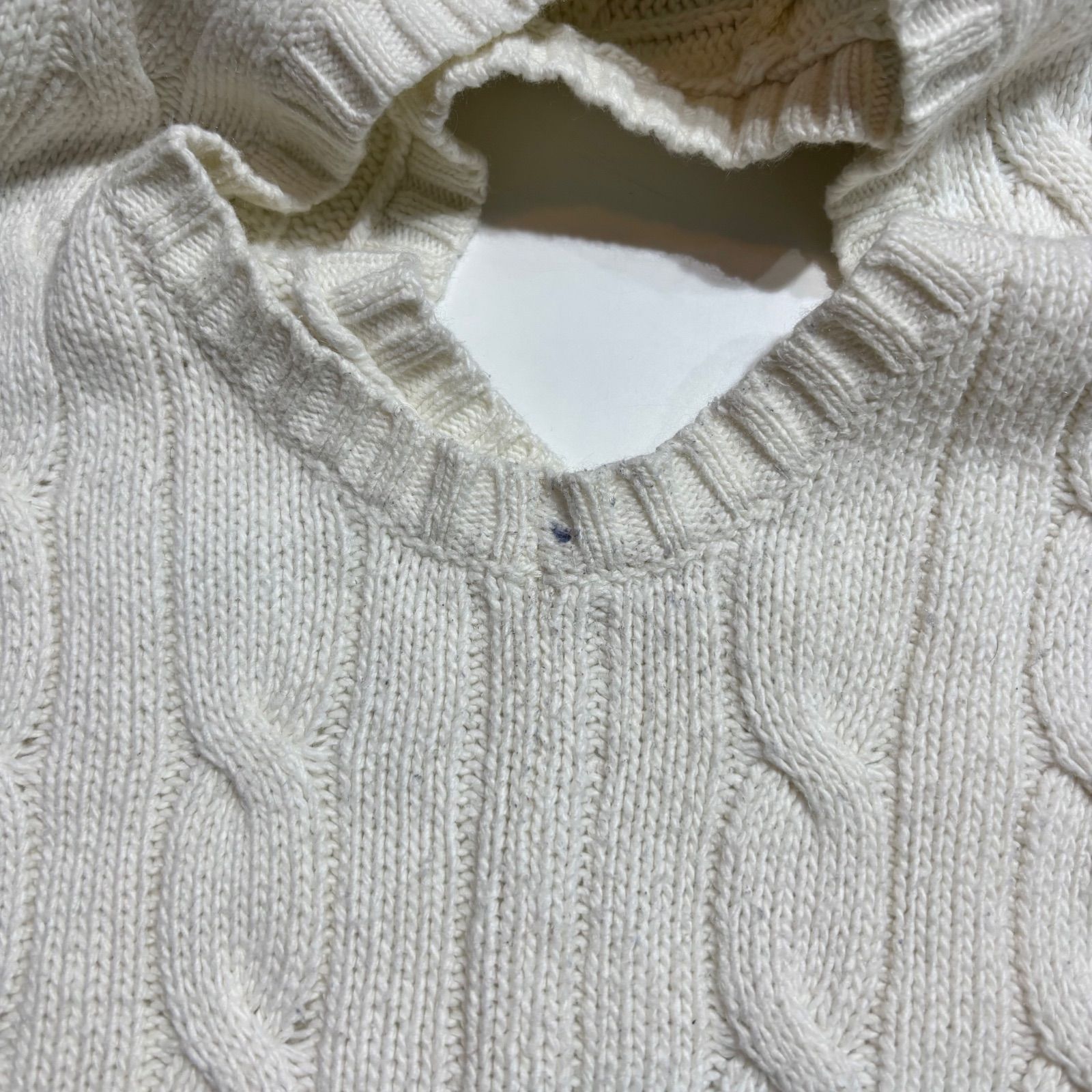 90〜00s Polo by Ralph Lauren コットン×カシミア クリケットセーター 
