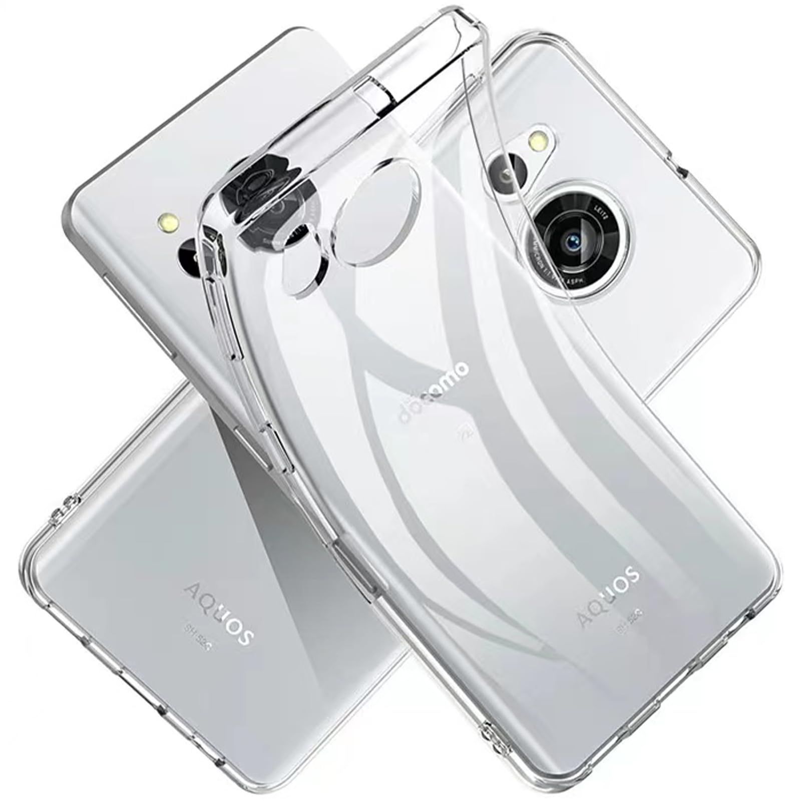 Ｈａｖａｙａ AQUOS sense7 ケース sense 7 ケース au SHG10 スマホケース SH-53C docomo アクオス センス7  カバー クリア sh-m24 楽天モバイル Sense 7 薄型 耐衝撃 落下防止 軽量-全透明 - メルカリ