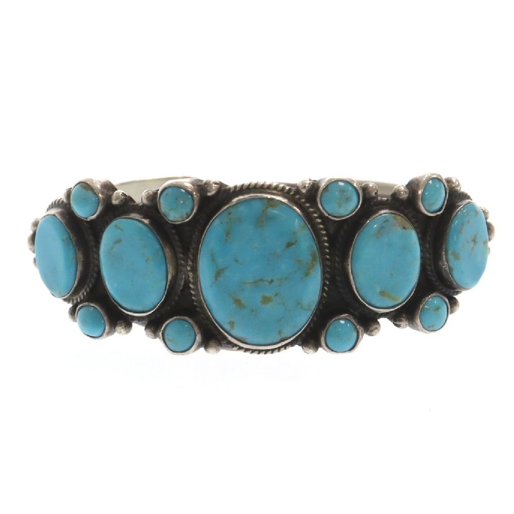 INDIANJEWELRY (インディアンジュエリー) ナバホ ターコイズバックル