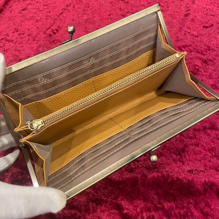 美品 decobranche デコブランシェ 花柄 がま口 長財布 - メルカリ