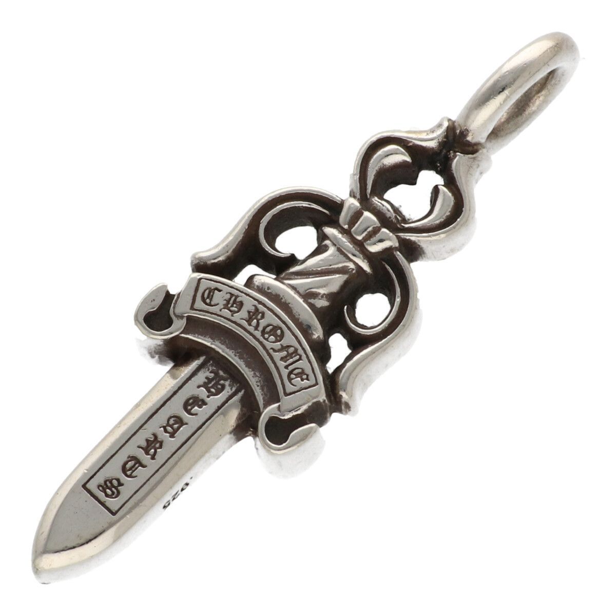 CHROME HEARTS クロムハーツ ダブルダガー SV925 シルバー ネックレス ペンダント トップ チャーム 25030959 RS