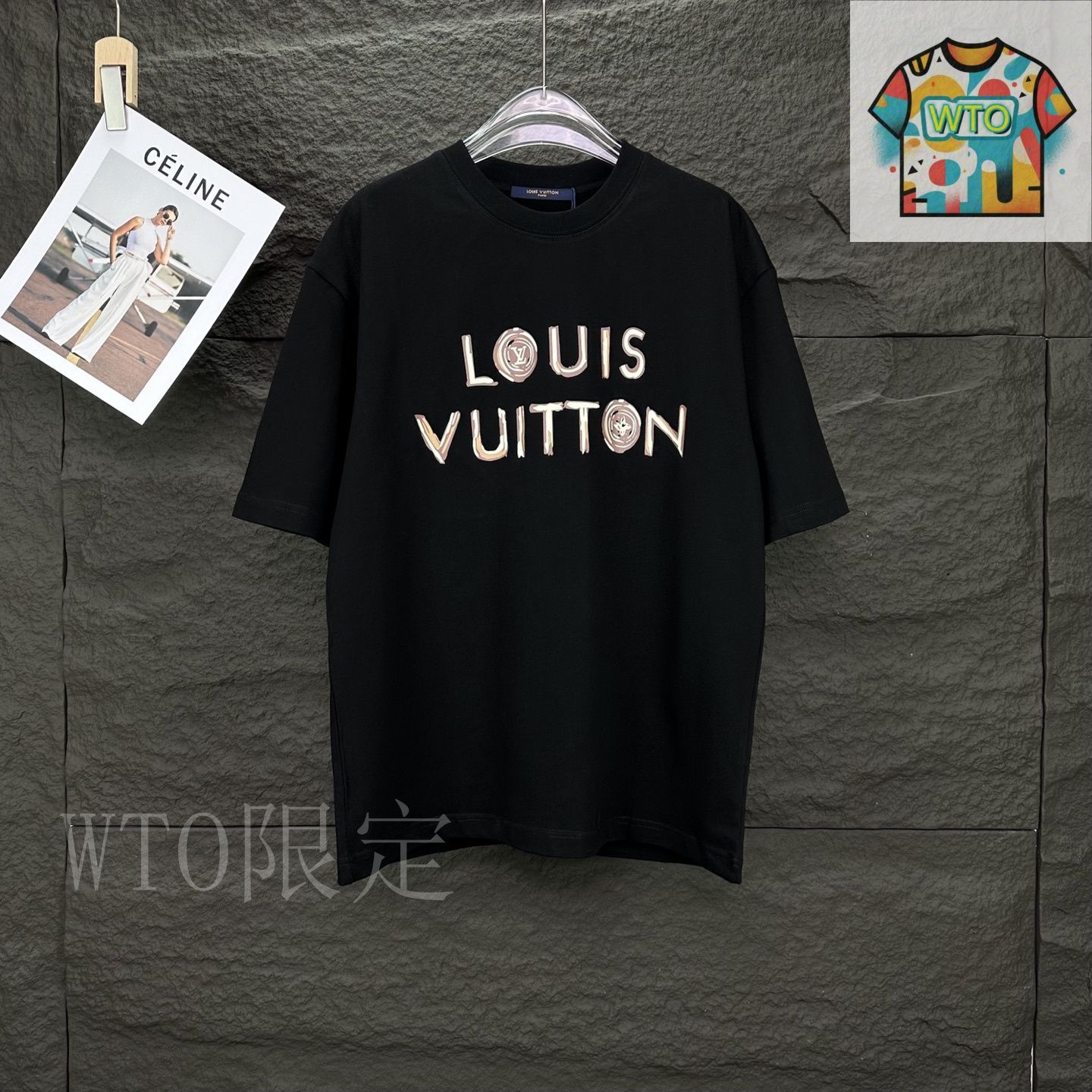 ❗️2023年　定期的に値下げ❗️ ルイヴィトン　半袖　ジェンダーフリー 今日特価】LV Pendant Letter T ルイ・ヴィトンペンダントレター