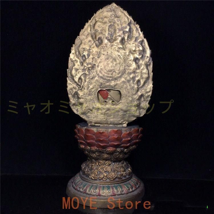 釈迦牟尼蓮華座仏像を彩色 精密彫刻 銅製 置物 開運 厄除け WWW_IBETON_RU