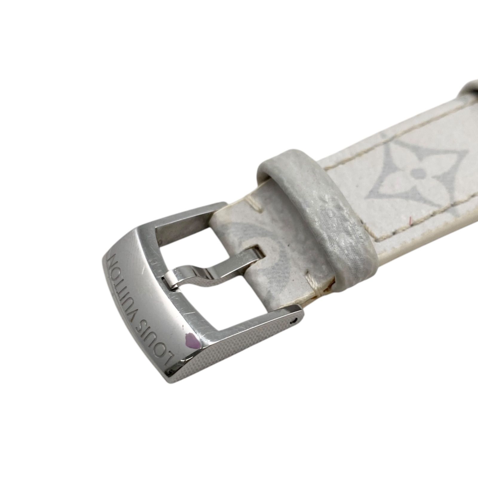 タンブール用 モノグラム・ホワイト キャンバス ストラップ 注文 S+