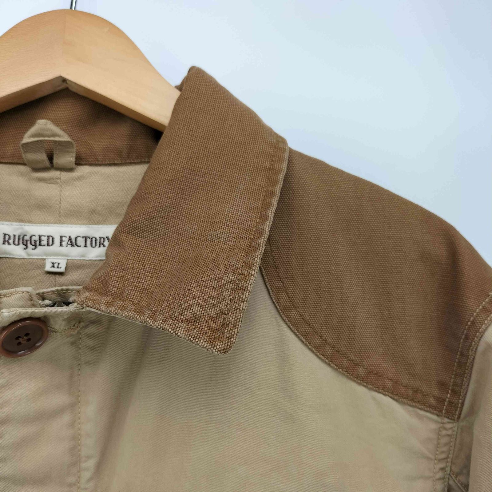 RUGGED FACTORY ラギッドファクトリー ハンティング ジャケット M ラギッドファクトリー RUGGED FACTORY ショルダーパッチ ハンティング
